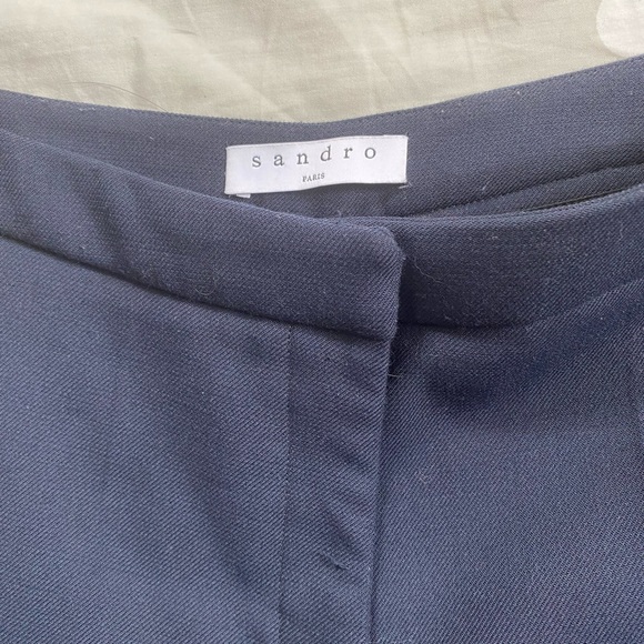 Navy Blue Sandro Pants - Picture 3 of 4